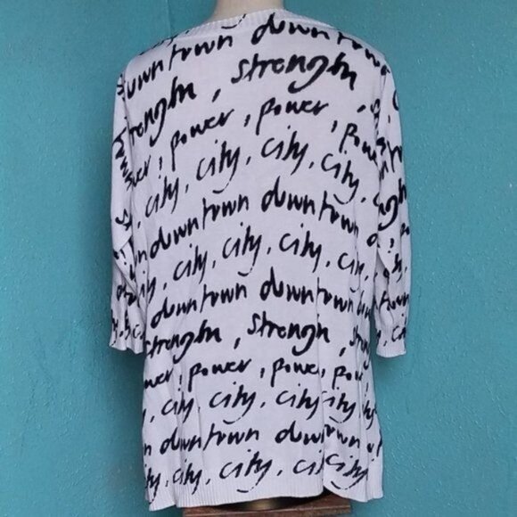 SWEATER Strength Power Sweater NY & Co  Shirt Women's WOMAN'S Extra Large - Picture 2 of 4